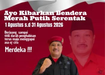 Dirgahayu Republik Indonesia ke-81, Wakil Ketua DPRD Gresik H Mujid Riduan, SH Serukan Pengibaran Serentak Bendera Merah Putih