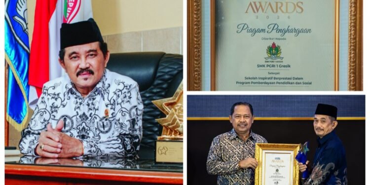 SMK PGRI 1 Gresik Raih Penghargaan sebagai Sekolah Inspiratif Berprestasi Dalam Program Pemberdayaan Pendidikan dan Sosial