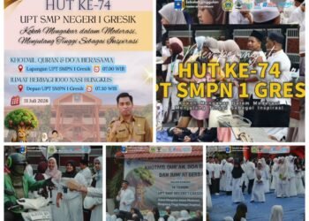 UPT SMP Negeri 1 Gresik: 74 Tahun Tumbuh Mengabdi dan Menginspirasi