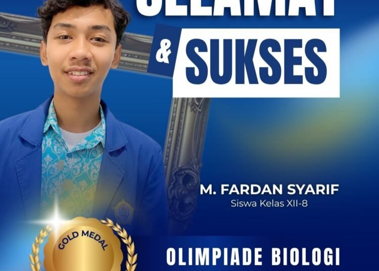 Top !! Siswa MAN 1 Gresik Sukses Raih Medali Emas Olimpiade Biologi Tingkat Nasional