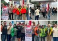 Peduli Nasib Ojol, Kapolsek Kebomas Bagikan Sembako dan BBM Gratis