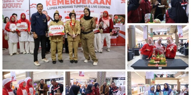 Gressmall Hadirkan Lomba Kreasi Menghias Tumpeng, Meriahkan Hari Kemerdekaan Republik Indonesia Ke-81