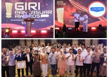 Giri Pancasuar Awards 2026, Bupati dan Wabup Gresik Kompak Dorong Pers Berdampak Nyata untuk Masyarakat