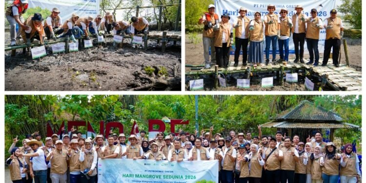 Komitmen Petrokimia Gresik Jaga Ekosistem Pesisir Berbuah Apresiasi Istimewa dari DLH