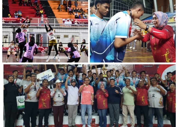 Bravo !! Kecamatan Gresik Juara Voli Putri dan Kedamean Juara Voli Putra Bupati Gresik Cup 2026