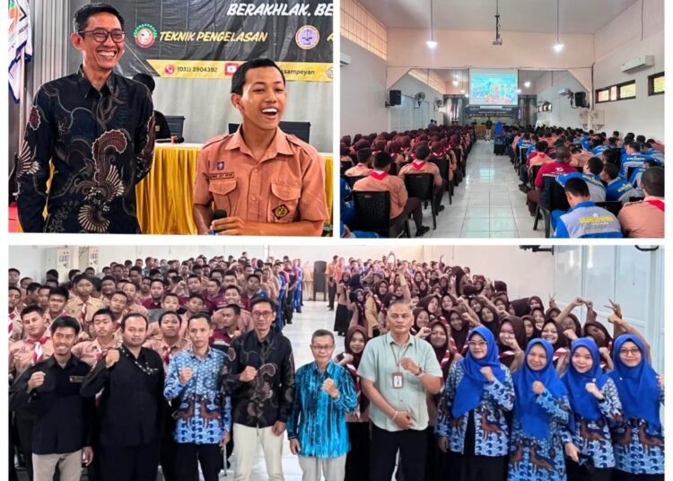 Edukasi Pemilih Pemula, Bawaslu Gresik Hadirkan Pendidikan Demokrasi di SMKN 1 Duduksampeyan