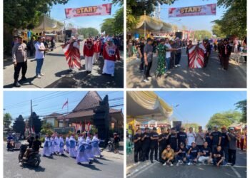Semarak HUT Kemerdekaan RI ke-81, Masyarakat Kecamatan Dukun Tumplek Blek Ikuti Gerak Jalan Penuh Kebersamaan 