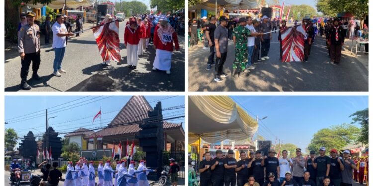 Semarak HUT Kemerdekaan RI ke-81, Masyarakat Kecamatan Dukun Tumplek Blek Ikuti Gerak Jalan Penuh Kebersamaan 