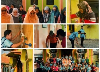 Bikin Adem !! 366 Masjid di Kabupaten Gresik Serentak Gelar Aksi Bersih-bersih Masjid