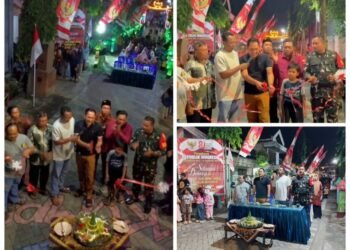 Kampung Biyodo Gresik Kembali Viral, Ribuan Lampu Hias Sulap Desa Beton Menganti Jadi Wisata Malam