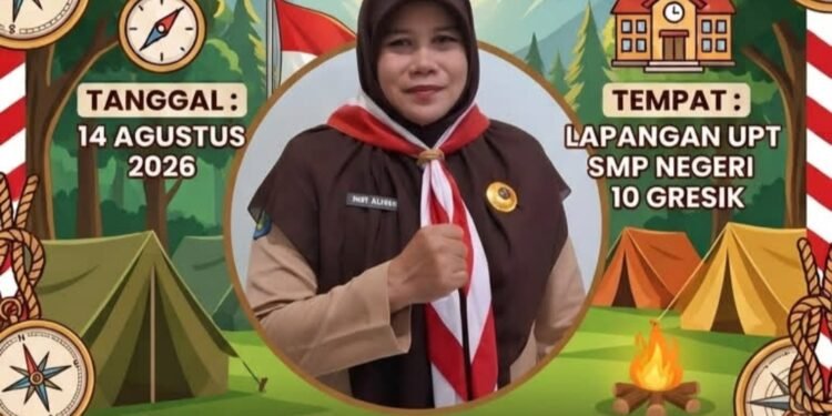 Keluarga Besar UPT SMPN 10 Gresik mengucapkan Selamat Hari Pramuka ke-65