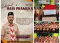 MAN 1 Gresik Gelar Upacara Hari Pramuka Penuh Khidmat dan Semangat Kebersamaan