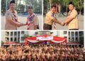 Penuh Semangat !! Wabup Alif Pimpin Apel Besar Peringatan Hari Pramuka ke-65 di Kota Santri Gresik 