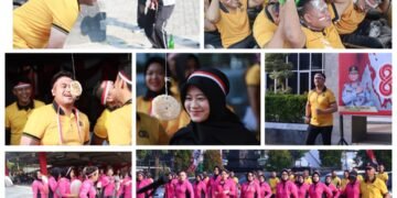 Semarak HUT RI ke-81 Membahana di Polres Gresik: Gelar Berbagai Lomba dan Olahraga Bersama Penuh Keakraban 