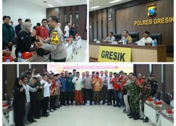 Bersama Ketum MUI Gresik, Kapolres Gandeng Mahasiswa dan Tokoh Masyarakat Perkuat Persatuan di Era Digital