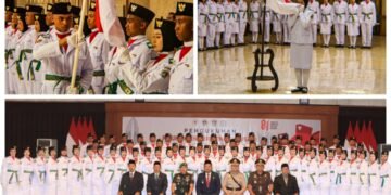 Dandim Apresiasi Semangat Paskibraka Gresik Siap Kibarkan Merah Putih di HUT ke-81 Kemerdekaan RI