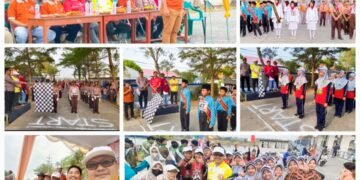Forkopimcam, Dewan, dan Masyarakat Bungah Guyub Rukun Sukseskan Gerak Jalan Tradisional Semarakkan HUT RI ke-81