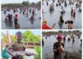 Meriahkan HUT RI, Pemdes Bulangan Dukun Kembali Gelar Tradisi Ngubek Srumbung Tangkap Ikan Gratis