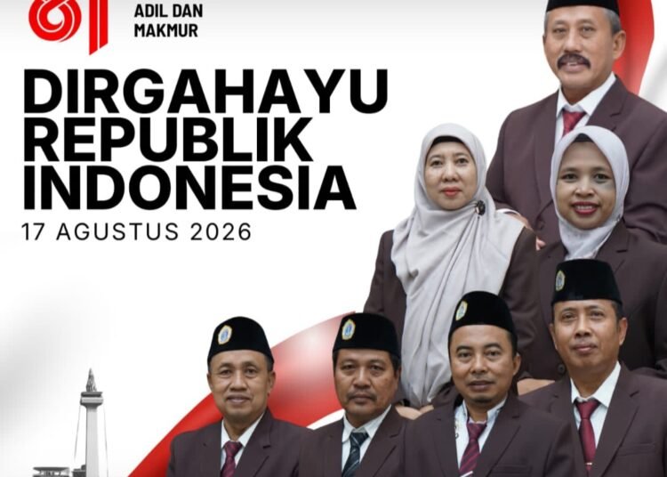 Keluarga Besar MAN 1 Gresik Ucapkan Dirgahayu Republik Indonesia ke-81