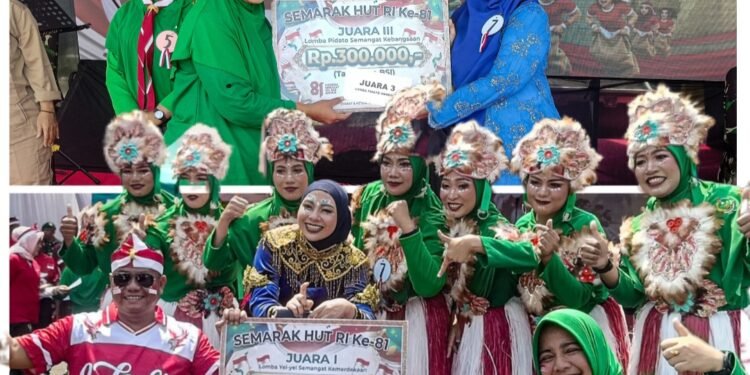 Persit Kodim 0817/Gresik Borong Prestasi, Raih Tiga Gelar di Semarak HUT ke-81 RI