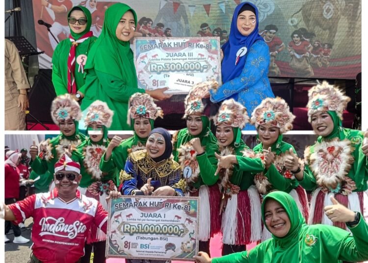 Persit Kodim 0817/Gresik Borong Prestasi, Raih Tiga Gelar di Semarak HUT ke-81 RI