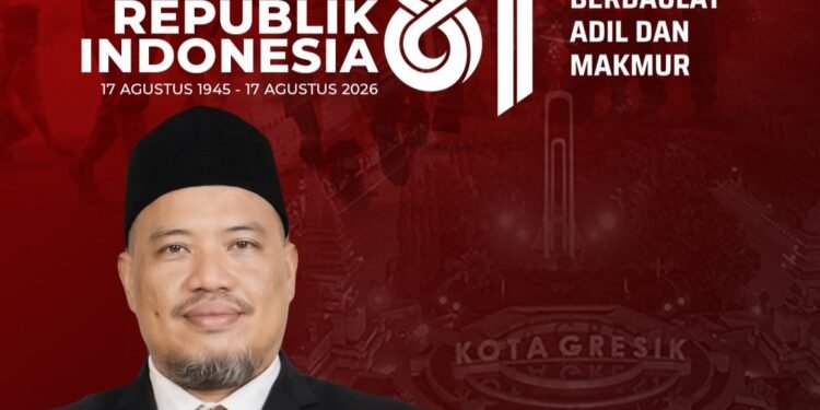 Anggota DPRD Gresik H Yuyun Wahyudi Ucapkan Dirgahayu Republik Indonesia ke-81