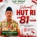 Keluarga Besar FK-KBIHU Kabupaten Gresik Ucapkan Selamat HUT RI ke-81