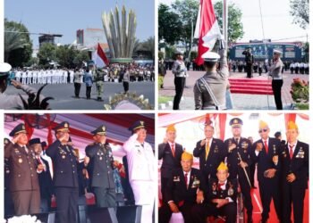 Upacara HUT ke-81 RI di Gresik Berlangsung Khidmat, Kapolres: Generasi Muda Harus Jadi Penerus Semangat Pahlawan