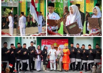 Semangat Kemerdekaan MAN 1 Gresik: Kirim Delegasi Ikuti Upacara Bendera di 4 Lokasi Berbeda