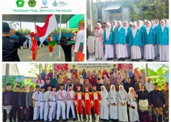 Semangat Kemerdekaan, MTsN Gresik Penuh Khidmat Gelar Upacara HUT ke-81 RI 