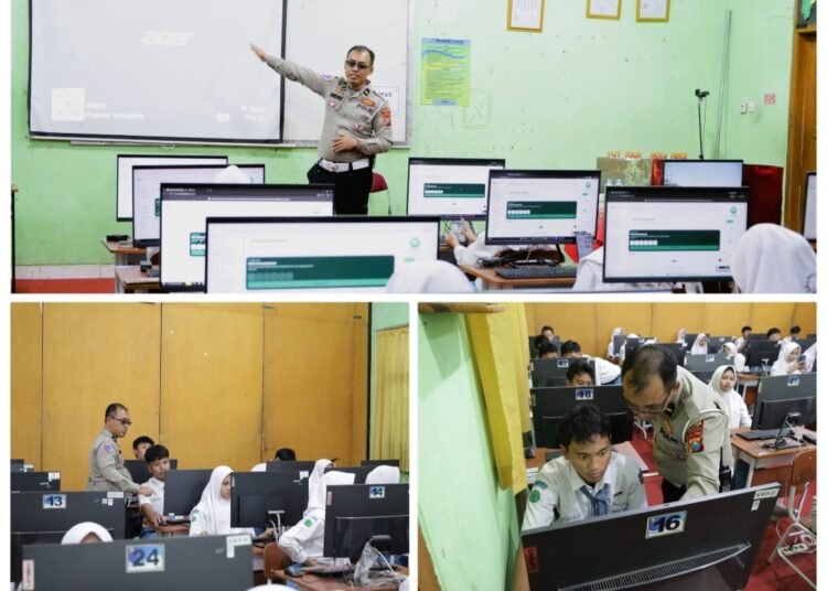 Polres Gresik Perkuat Literasi Digital Ratusan Pelajar SMAN 1 Gresik
