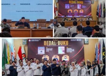 Bedah Buku di KPU Gresik, Makmun: Demokrasi Sehat Bukan Hanya Memilih, tetapi Menghadirkan Kompetisi Gagasan