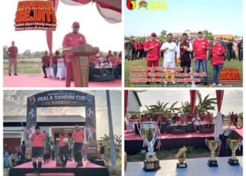 Dandim Cup 2026 Bergulir, Legenda Surabaya dan Legenda Gresik Tunjukkan Semangat Persaudaraan