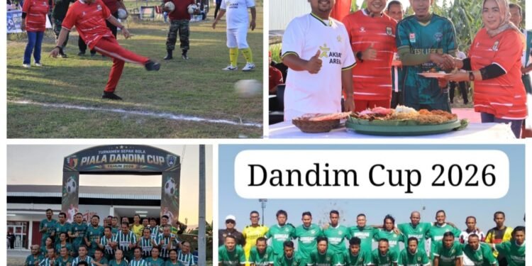 Semangat Kemerdekaan, 16 Tim Berlaga di Open Turnamen Sepak Bola Dandim Cup 2026