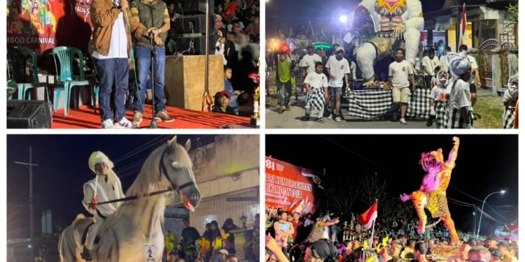 Camat Manyar Apresiasi Pemdes Morobakung Bersama Pemuda Sukses Gelar Karnaval Kemerdekaan