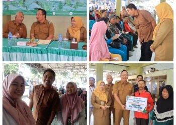 Wabup Alif Bersama DPRD Gresik Gelontor Bantuan di Benjeng sekaligus Buka Ruang Warga untuk Curhat