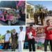 Naik Mobil Klasik, Kades Bolo Ujungpangkah Bersama Istri Tercinta Ikut Pawai Karnaval HUT ke-81 Kemerdekaan RI