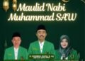 Keluarga Besar DPC PPP Kabupaten Gresik Ucapkan Selamat Memperingati Maulid Nabi Muhammad SAW
