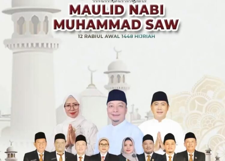 Keluarga Besar DPC Gerindra Kabupaten Gresik Ucapkan Selamat Memperingati Maulid Nabi Muhammad SAW