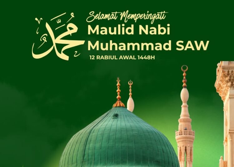 Keluarga Besar UPT SMPN 10 Gresik Ucapkan Selamat Memperingati Maulid Nabi Muhammad SAW