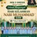 Keluarga Besar MIN 2 Gresik Ucapkan Selamat Memperingati Maulid Nabi Muhammad SAW