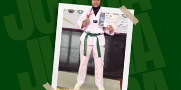 Indri Indah Syafira, Siswi UPT SMPN 10 Gresik Raih Juara 3 Kyorugi Prestasi Bupati Cup 2026