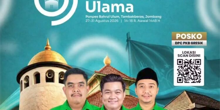 Keluarga Besar DPC PKB Gresik Ucapkan Selamat dan Sukses Muktamar Ke-35 Nahdlatul Ulama