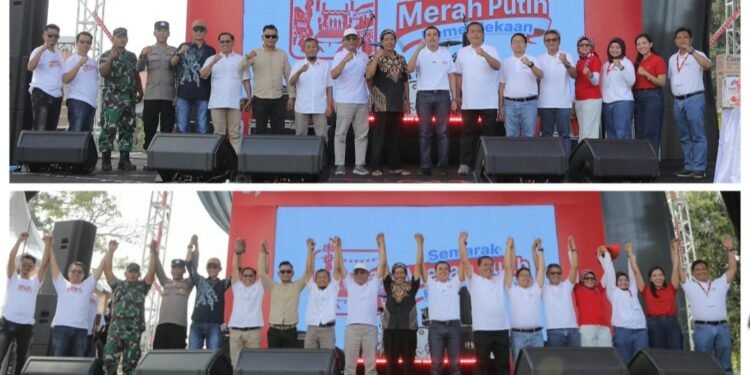 BRI Perkuat Ekonomi Lokal dan Nilai Sosial Desa Brilian melalui ‘Semarak Merah Putih Kemerdekaan RI’ di Desa Doudo