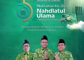 DMI Gresik Ucapkan Selamat dan Sukses Muktamar Ke-35 Nahdlatul Ulama di Ponpes Tambakberas Jombang