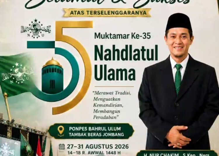 Ketua Tanfidziyah NU Asempapak Ucapkan Selamat dan Sukses Muktamar Ke-35 Nahdlatul Ulama