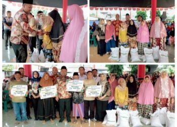 Bupati Gresik Kembali Gelontor Bansos dan Bantuan Pangan, Ribuan Warga Wringinanom Sumringah: “Matur Nuwun, Gus Yani”