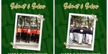 UPT SMPN 10 Gresik Sabet Juara 2 dan 3 Gerak Jalan Tradisional se-Kecamatan Bungah