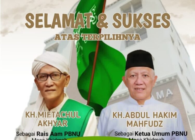 Kepala Kemenhaj Gresik Ucapkan Selamat Atas Terpilihnya KH. Miftachul Akhyar sebagai Rais Aam dan Gus Kikin sebagai Ketua Umum PBNU Masa Khidmah 2026–2031
