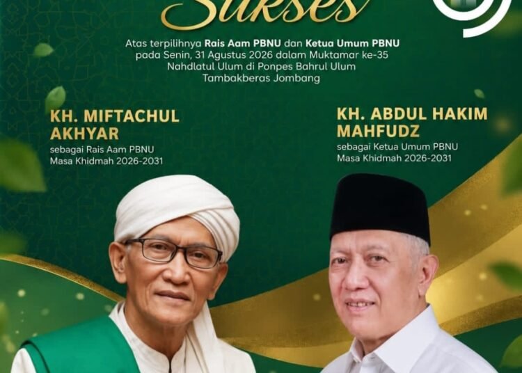 Cabdindik Jatim Wilayah Gresik Ucapkan Selamat Atas Terpilihnya KH. Miftachul Akhyar sebagai Rais Aam dan Gus Kikin sebagai Ketua Umum PBNU Masa Khidmah 2026–2031